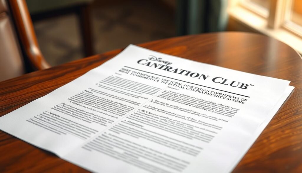 Disney Vacation Club real estate contract