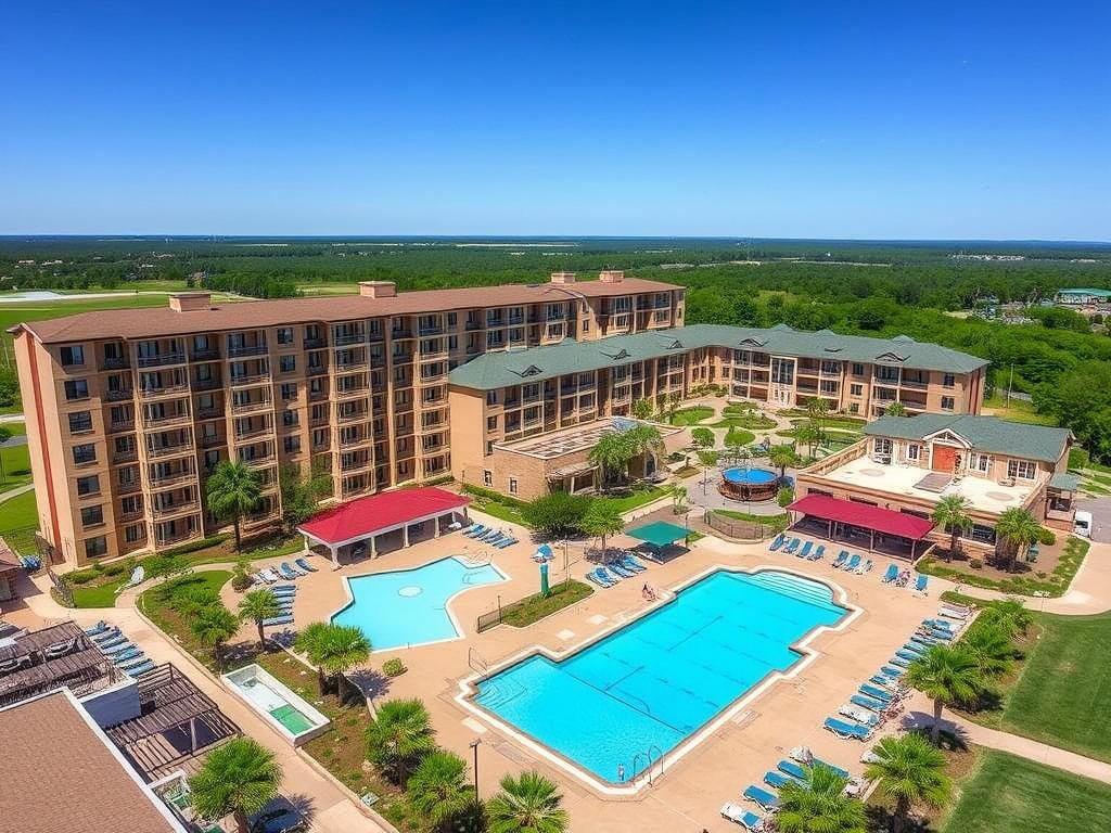 Vacation Village resort with multiple buildings and amenities Vacation Village resort with multiple buildings and amenities