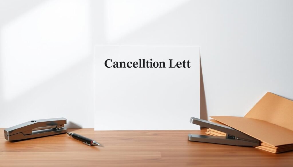 cancellation letter details