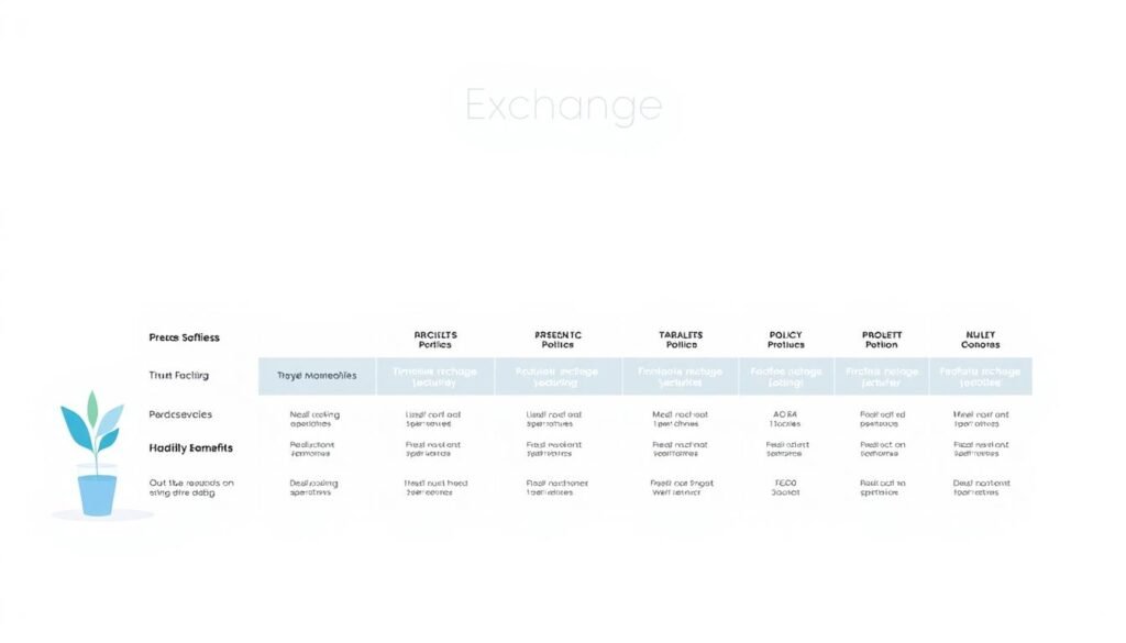 exchange fee structure